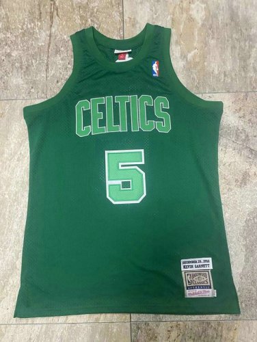 Maillot de Basket #5 Garnett Celtics 2012 Vert